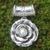 Cultured pearl pendant, 'Glamorous June Rose' - Hand Made Floral Sterling Silver and Pearl Pendant thumbail