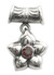 Pink tourmaline pendant, 'October Marigold' - Pink Tourmaline and Sterling Silver Flower Pendant (image 2a) thumbail