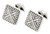 Men's sterling silver cufflinks, 'Ancient Fortress' - Men's Sterling Silver Cufflinks (image 2a) thumbail