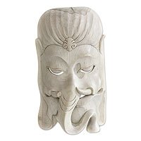 Wood mask,