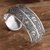 Sterling silver cuff bracelet, 'Kuta Festival' - Heart Shaped Sterling Silver Cuff Bracelet (image 2b) thumbail