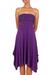 Jersey knit dress, 'Java in Purple Chic' - Jersey knit dress (image 2b) thumbail