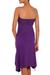 Jersey knit dress, 'Java in Purple Chic' - Jersey knit dress (image 2c) thumbail