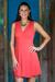 Jersey knit dress, 'Sumatra in Orange Chic' - Jersey Knit Dress thumbail