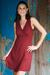 Jersey knit dress, 'Sumatra in Maroon Chic' - Unique Indonesian Burgundy Knit Dress thumbail