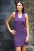 Jersey knit dress, 'New Denpasar Purple' - Jersey knit dress thumbail