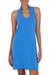 Jersey knit dress, 'New Denpasar Blue' - Jersey knit dress (image 2a) thumbail