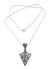 Blue topaz pendant necklace, 'Love's Arrow' - Blue topaz pendant necklace (image 2a) thumbail