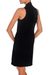 Jersey knit dress, 'New Denpasar Ebony' - Jersey knit dress (image 2b) thumbail