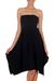 Jersey knit dress, 'Black Java Chic' - Jersey knit dress (image 2a) thumbail