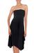 Jersey knit dress, 'Black Java Chic' - Jersey knit dress (image 2b) thumbail