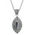 Amethyst pendant necklace, 'Java Shield' - Amethyst pendant necklace (image 2c) thumbail