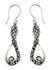Amethyst dangle earrings, 'Cobra Passion' - Amethyst dangle earrings (image 2a) thumbail