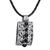 Onyx pendant necklace, 'Forest Shadows' - Balinese Artisan Crafted Onyx and Silver Necklace (image 2a) thumbail