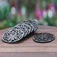 Wood coasters,