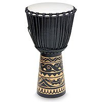 Mahogany jambe drum,