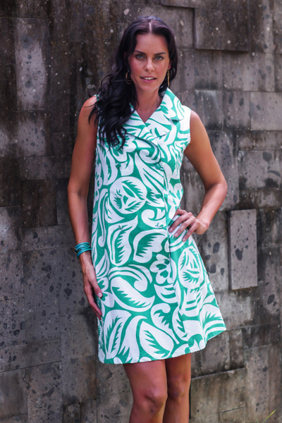 Cotton shirtdress, Balinese Paradise