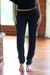 Cotton yoga full length pants, 'Kintamani in Black' - Black Cotton Yoga Full Length Exercise Pants from Bali thumbail
