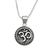 Sterling silver pendant necklace, 'Om Aura' - Hand Crafted Sterling Silver Hindu Om Necklace (image 2a) thumbail