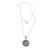 Sterling silver pendant necklace, 'Om Aura' - Hand Crafted Sterling Silver Hindu Om Necklace (image 2c) thumbail