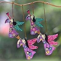 Wood ornaments,