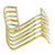 Gold accent cuff bracelet, 'Wakatobi Surf' - Sterling Silver Cuff Bracelet with Gold Accent (image 2a) thumbail