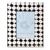 Cotton batik photo frame, 'Kawung Soklat' - Brown White Handcrafted Cotton Batik Photo Frame (image 2a) thumbail