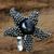 Cultured pearl cocktail ring, 'Menjangan Starfish' - Purple Iridescent Pearl and Sterling Silver Ring thumbail