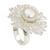 Cultured pearl cocktail ring, 'Pemuteran Treasure' - Fair Trade Sterling Silver and Pearl Cocktail Ring (image 2a) thumbail