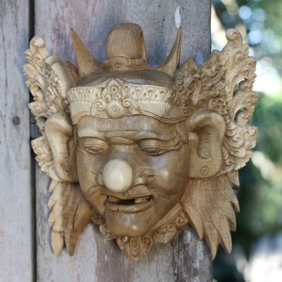 Wood mask, Merdah the Clown