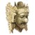 Wood mask, 'Merdah the Clown' - Acacia Wood Mask (image 2b) thumbail