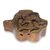 Wood puzzle box, 'Dolphin Family' - Dolphin Themed Hand Carved Wood Puzzle Box thumbail