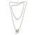 Cultured pearl pendant necklace, 'Small White Passion Fruit' - Handmade Cultured White Pearl and Silver Pendant Necklace (image 2a) thumbail