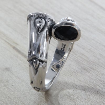 Onyx wrap ring, Petung Bamboo