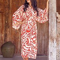 Rayon robe,