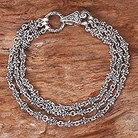 Sterling silver bracelet,