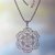 Sterling silver pendant necklace, 'Legian Lace' - Unique Lacy Sterling Silver 925 Pendant Necklace (image 2b) thumbail