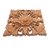 Wood wall panel, 'Magnificence' - Hand Carved Floral Theme Wood Relief Panel from Bali (image 2b) thumbail