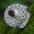Garnet cocktail ring, 'Carnation' - Garnet Flower Sterling Silver Cocktail Ring from Bali thumbail
