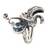 Blue topaz cocktail ring, 'Swan' - Blue Topaz Swan Theme Sterling Silver Cocktail Ring (image 2b) thumbail
