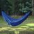 Parachute hammock, 'Uluwatu Blue' (single) - Navy Blue Parachute Hammock with Hook Rope Included (Single) thumbail