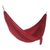Parachute hammock, 'Uluwatu Wine' (double) - Maroon Parachute Hammock with Hanging Accessories (Double) (image 2a) thumbail