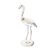 Sterling silver brooch pin, 'Crane of Eternal Happiness' - Elegant Sterling Silver Brooch Pendant of Crane Bird (image 2b) thumbail
