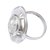 Sterling silver cocktail ring, 'White Nautilus' - Shell-shaped Sterling Silver Accent Ring from Bali (image 2c) thumbail