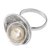 Cultured pearl cocktail ring, 'Maritime Treasure' - Balinese Sterling Silver Accent Ring with White Pearl (image 2b) thumbail