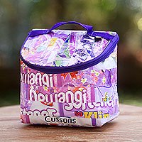 Recycled wrapper insulated bag,