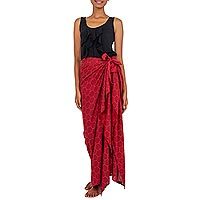 Cotton blend sarong,