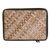 Pandan leaf laptop sleeve, 'Uluwatu Pandan in Loden' (15 in) - Natural Fiber and Cotton 15 Inch Laptop Sleeve from Bali thumbail