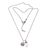 Quartz and cultured pearl pendant necklace, 'Inspiring Love' - Sterling Silver Inspirational Love Necklace with Quartz (image 2a) thumbail