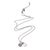 Quartz and cultured pearl pendant necklace, 'Inspiring Love' - Sterling Silver Inspirational Love Necklace with Quartz (image 2b) thumbail